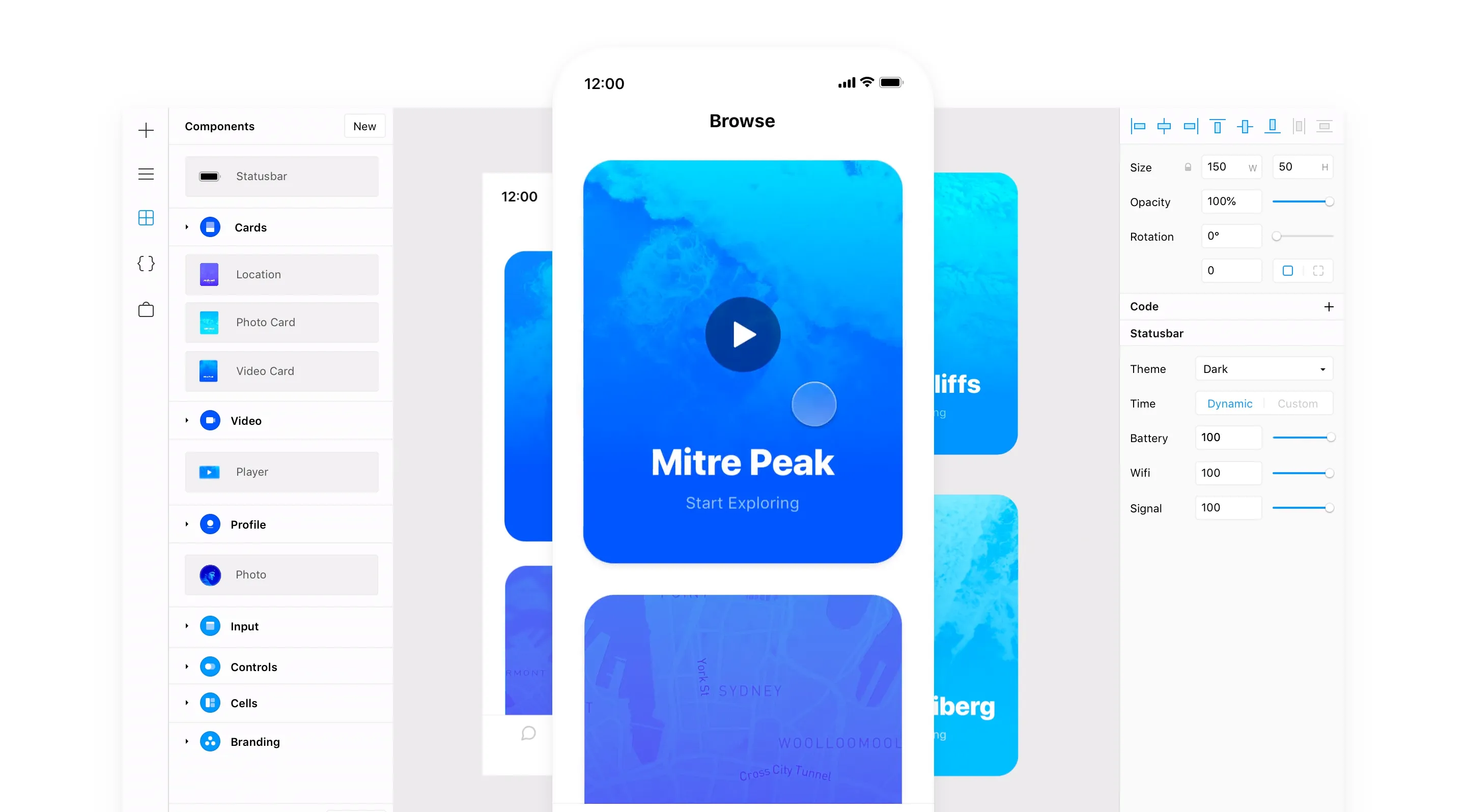 framer x mockup and animation design tool