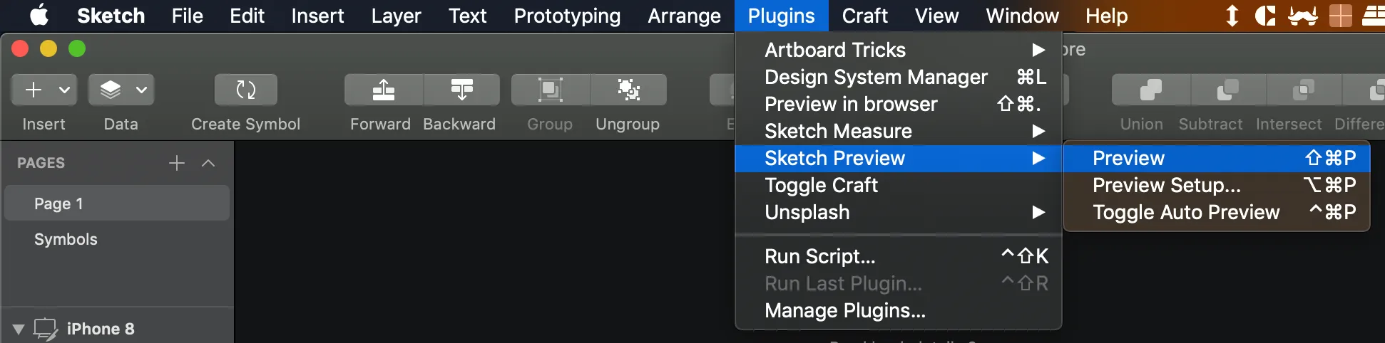 How to manually mirror sketch design