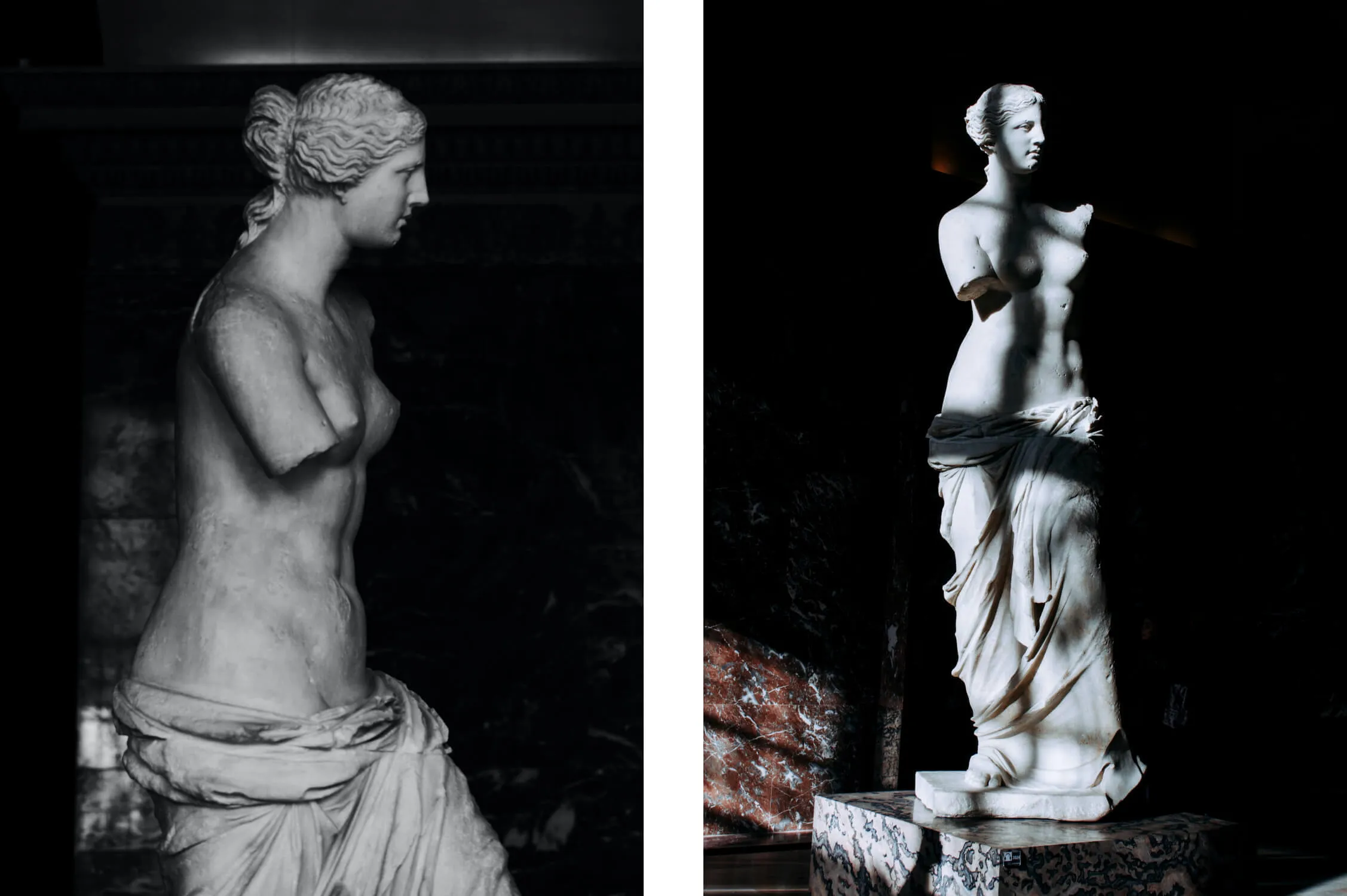 venus de milo's popularity due to its incompleteness
