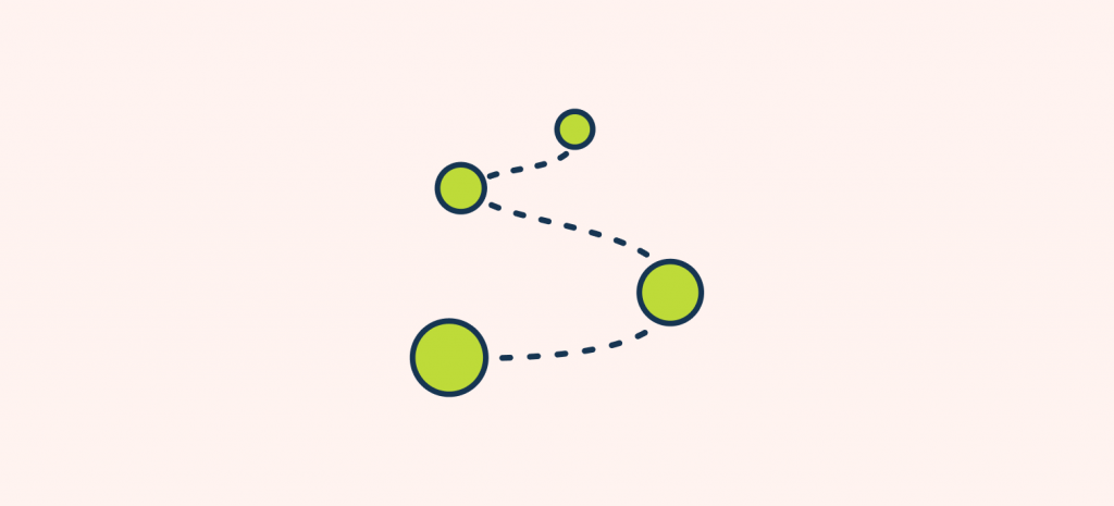 using movement to guide users the start and end point a a curve