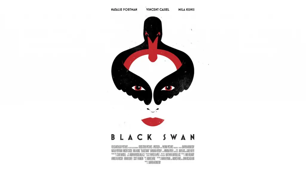 closure principle example in artwork: black swan movie poster