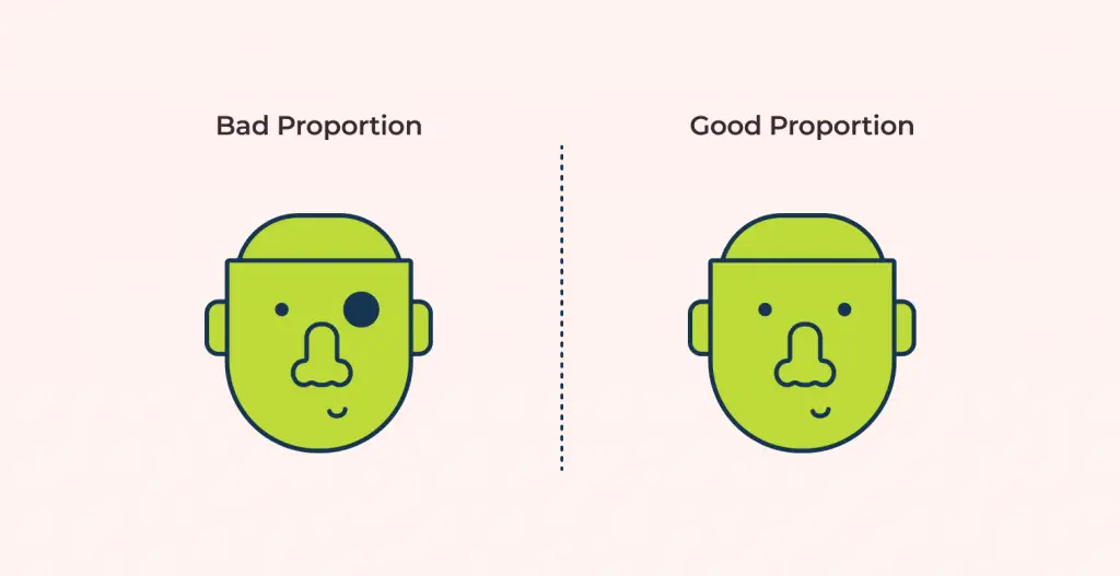 scale and proportion in graphic design