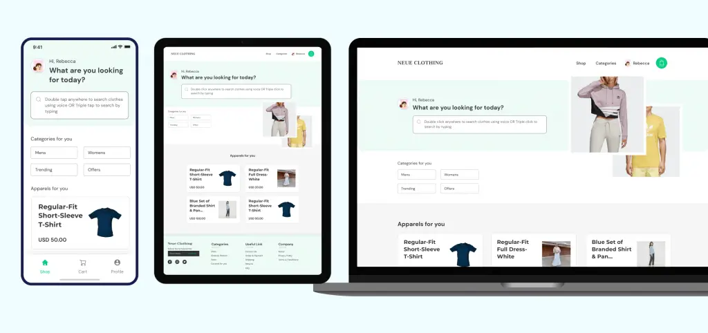 online clothing case study